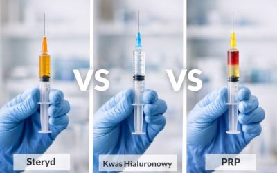 Steryd vs kwas hialuronowy vs PRP – jak wybrać terapię?